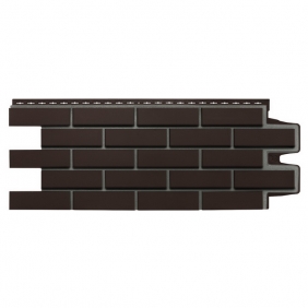 Цокольный Grand Line Клинкерный кирпич Design шоколадный со швом